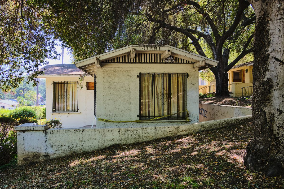 The cottages on the hospital grounds are largely preserved.