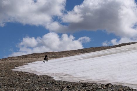 Mongolia's perennial ice patches are receding and disappearing. 