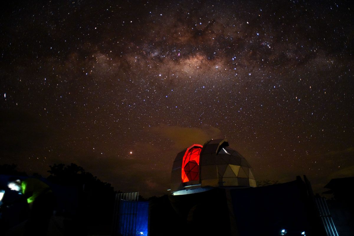 The observatory in the Tatacoa Desert.