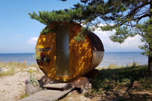 Sun Barrels of Cape Kolka