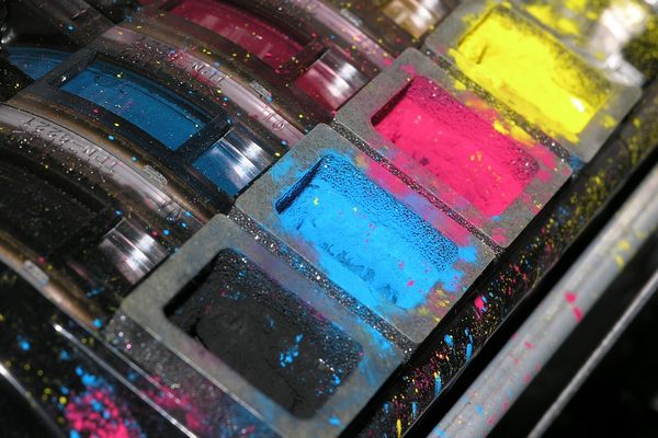 A modern color printer. 