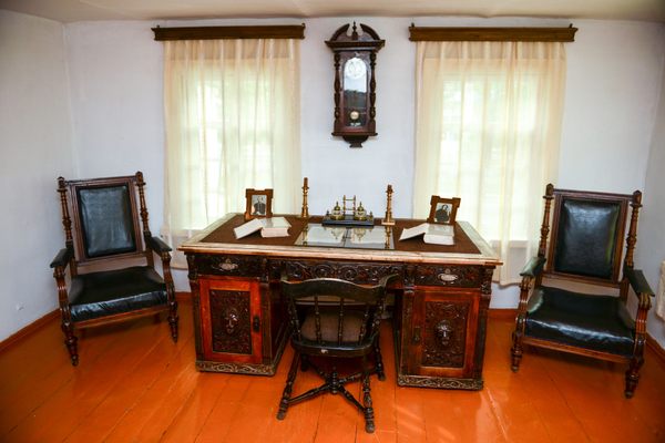 Dostoevsky’s Desk inside his former home, now a museum.