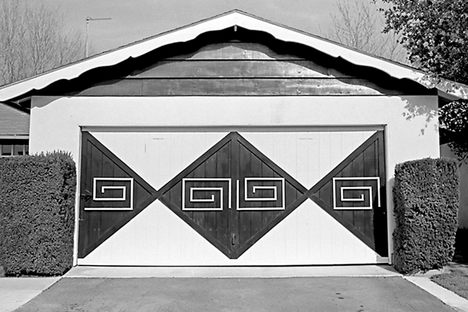 All of these garages were photographed in the early 1970s in Van Nuys, California. 