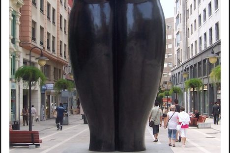 The striking monument.
