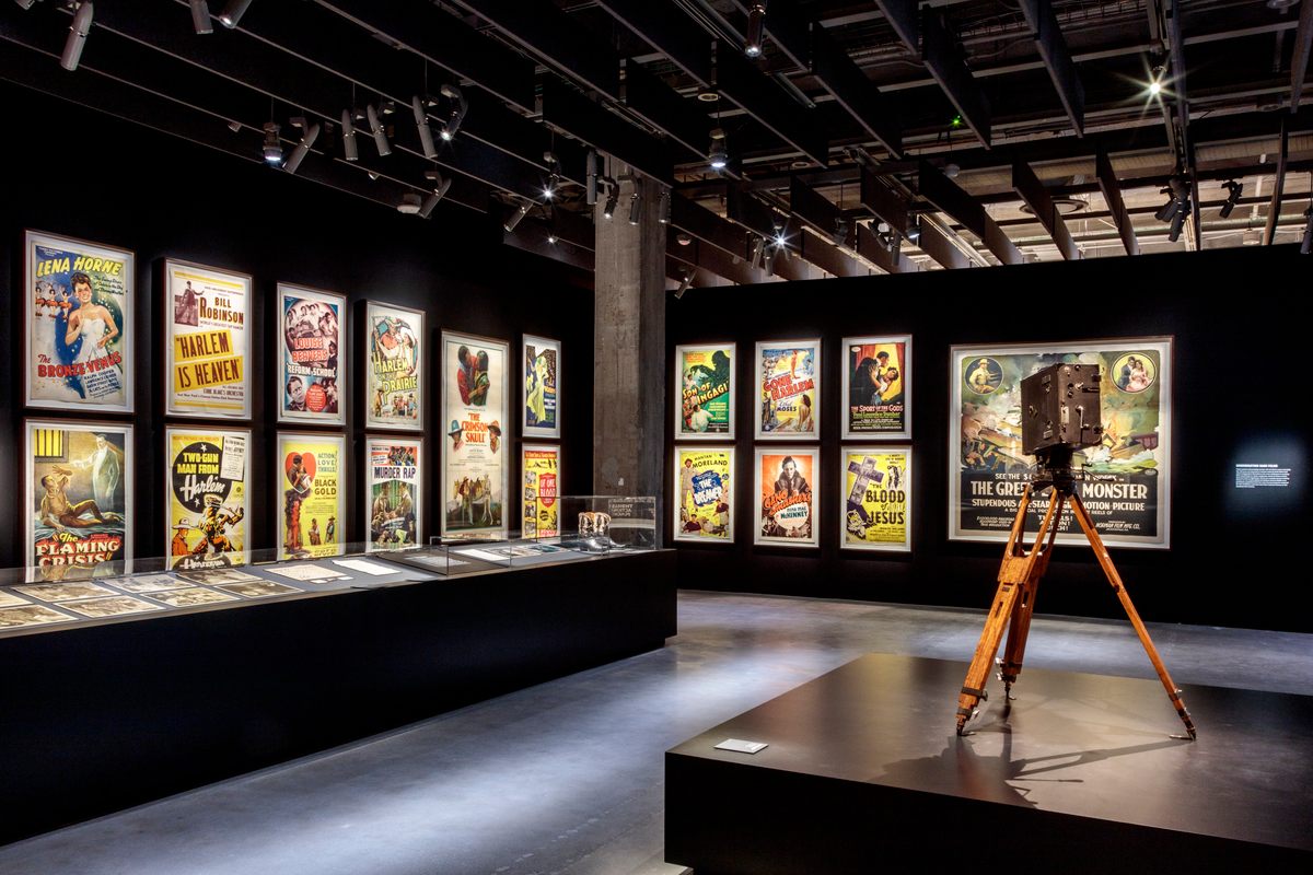 The <em>Regeneration</em> exhibit also displays posters, scripts, costumes, and photographs, among them never-before-seen costume drawings from <em>Carmen Jones</em> (1954).