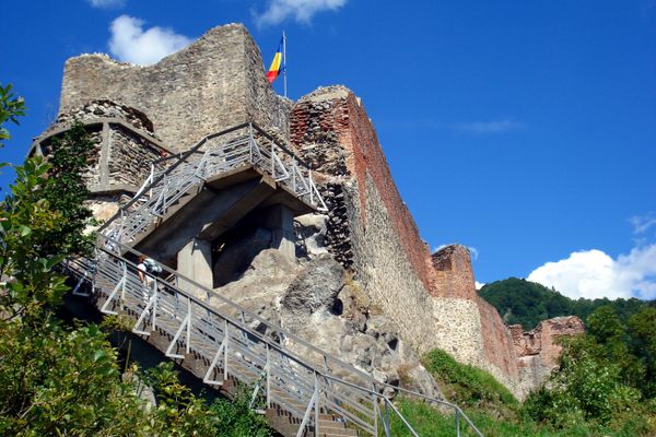 Poenari Castle.
