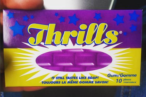 Get your thrills with rosewater gum.