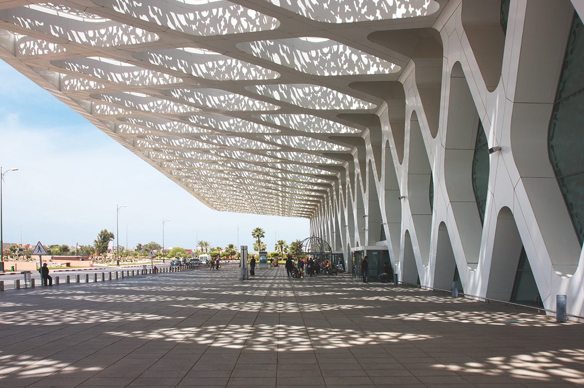Marrakesh Menara Airport, Marrakesh, Morocco.