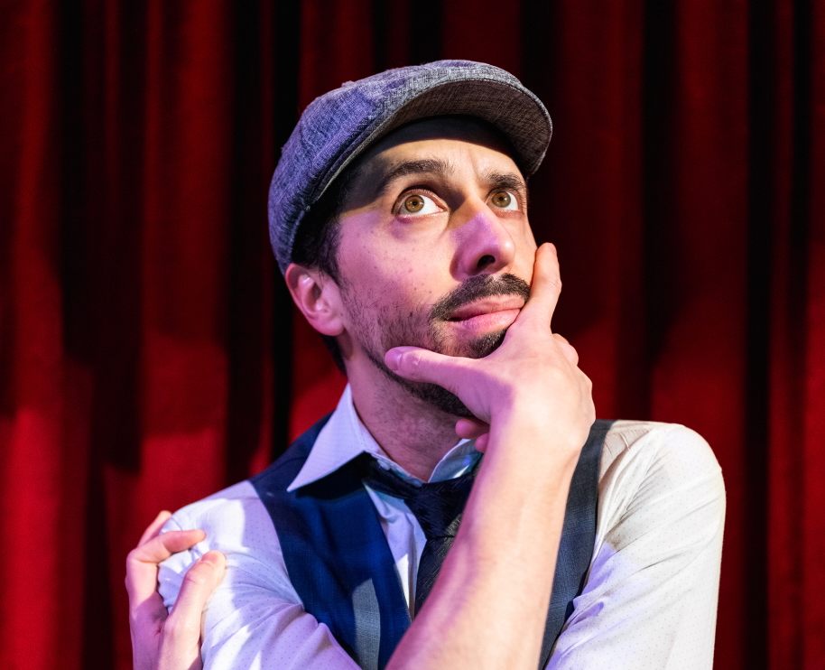 Siegfried Tieber specializes in sleight-of-hand magic using small objects, as well as mentalism, which gives the illusion of reading minds.
