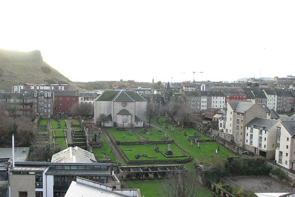 Cannongate Kirkyard.
