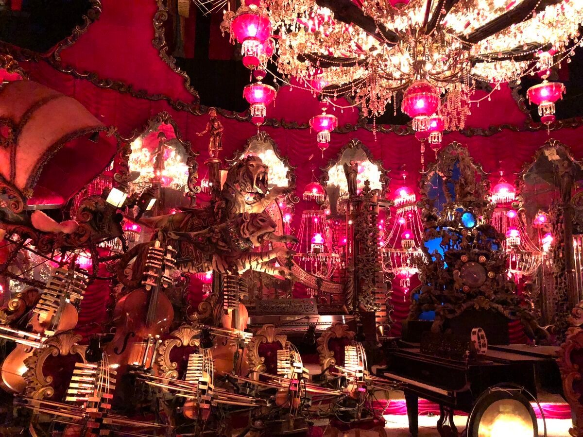The red room at the House on the Rock.