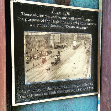 Death Avenue Plaque