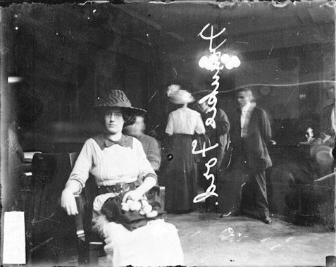 A Vice Squad questions a woman in Illinois, 1912. Police regularly harassed and interrogated sex workers and other working class women.