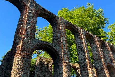 These ruined arches date back to the 12th century.