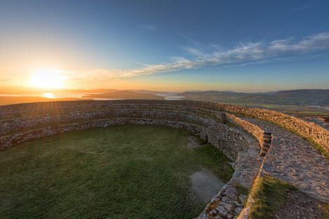 Built sometime around the sixth or seventh century, this ring fort is tucked between hills and farms in a remote corner of northwestern Ireland.