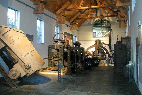 Within the museum.