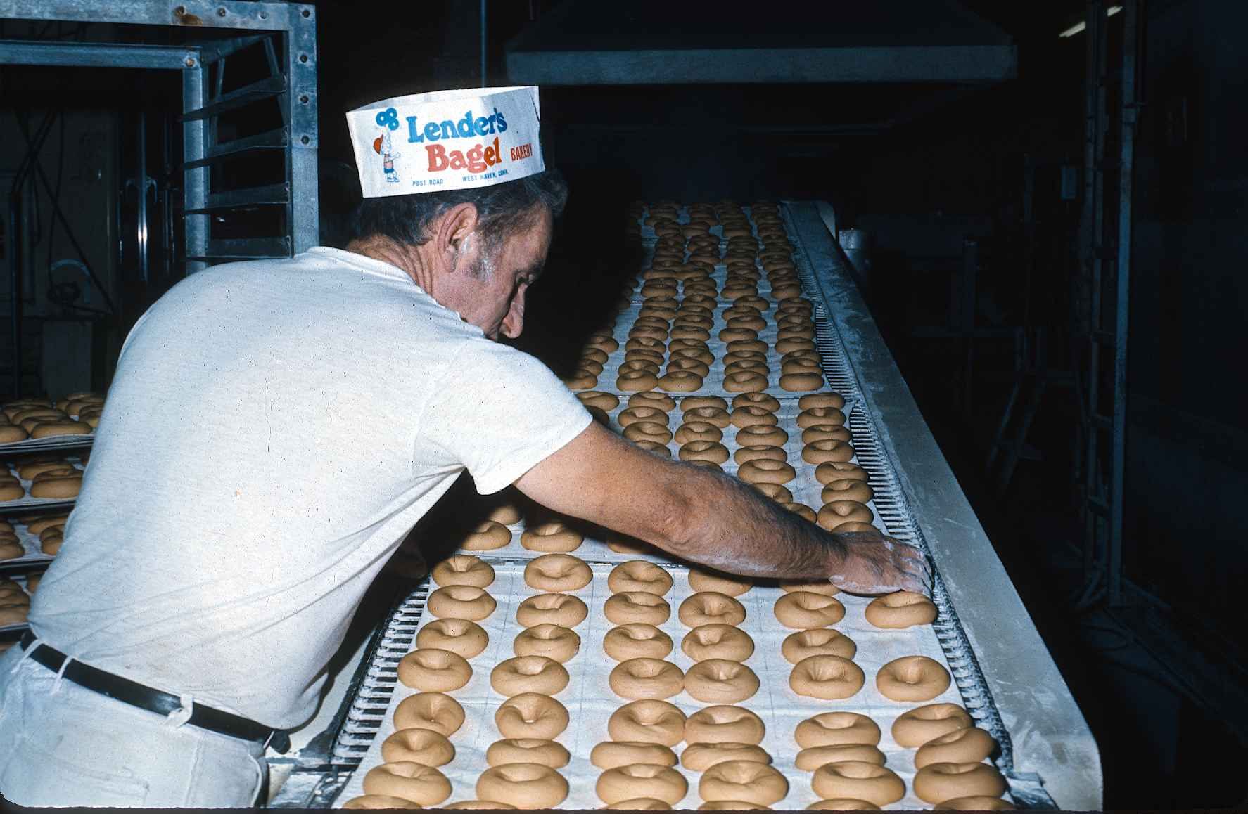 As technology improved, machines were developed that could make bagels faster, and more cheaply, than traditional artisanal labor.