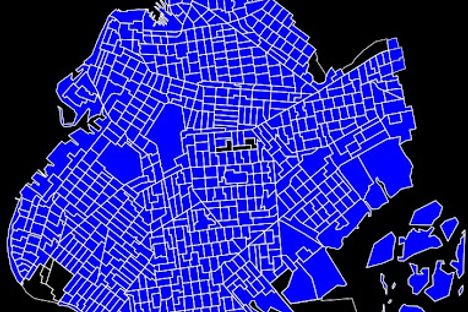 all city map of Brooklyn January 2012