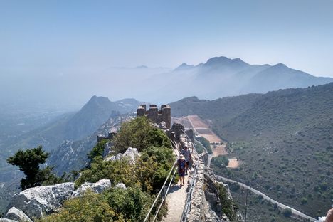 Kyrenia Mountains from Prince John tower.