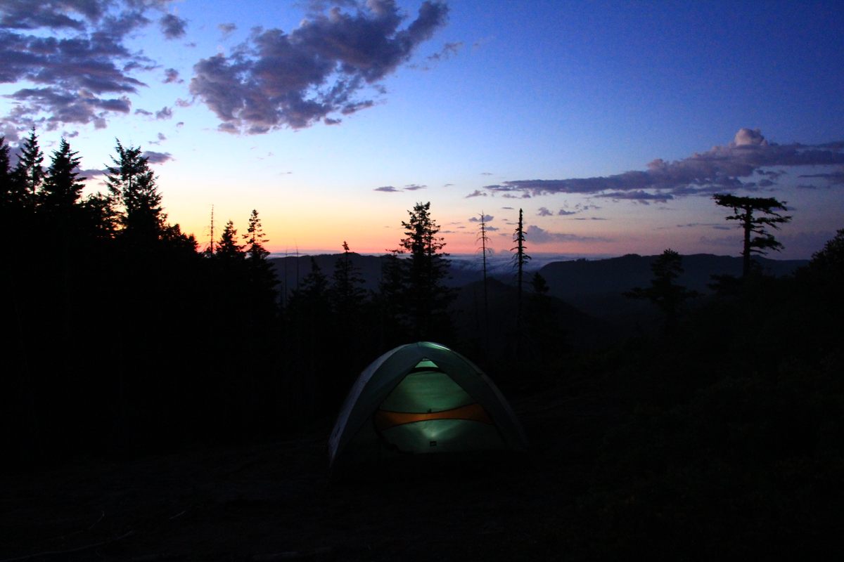 To reduce unease you may feel camping in the wild, camp in a group and be an informed, responsible camper.