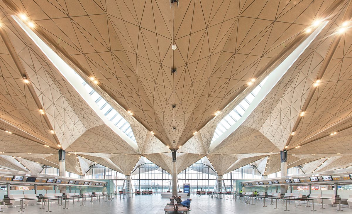 Pulkovo Airport, St. Petersburg, Russia.