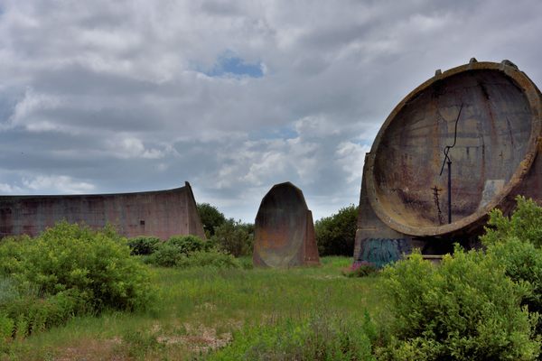 The sound mirrors.