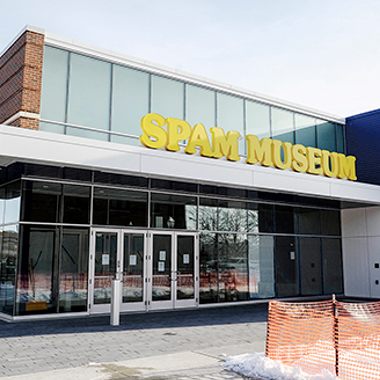 Spam Museum - new location is 101 3rd Ave NE and is due to open April 22, 2016 in Austin, MN