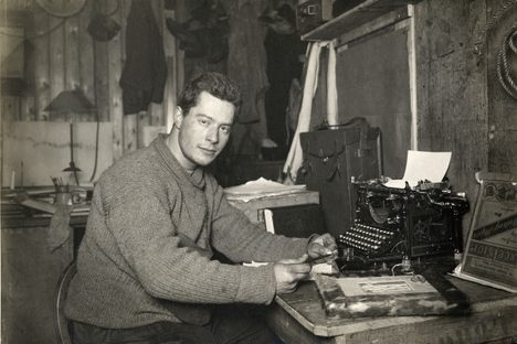 The first men to explore Antarctica tried to be tough by writting silly stories.