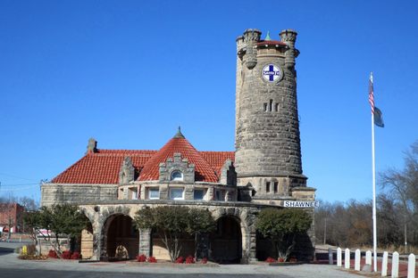 Santa Fe Depot in Shawnee, Oklahoma