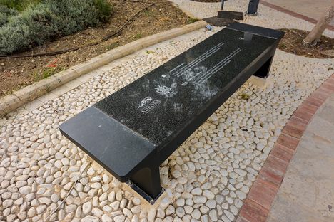 The bench that plays a sample of opera music from Gozo.