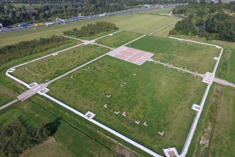 Aerial view of Castellum Fectio