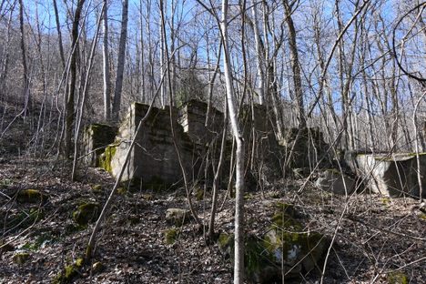 The company store that once supplied necessities to the workers of the Brooklyn Mine.