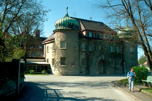 The prison as seen from the road. 