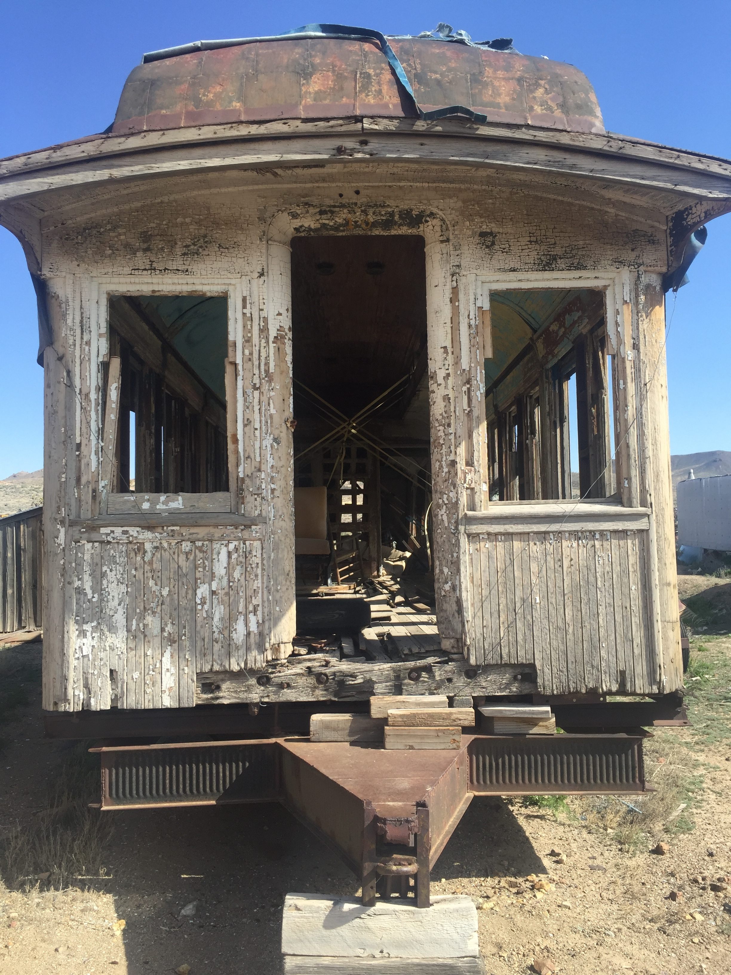 This ghost train makes it easy to imagine how hard a railroad journey across the old west really would have been 