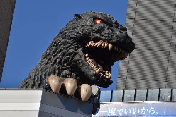 Godzilla in Shinjuku, taken March 2020.