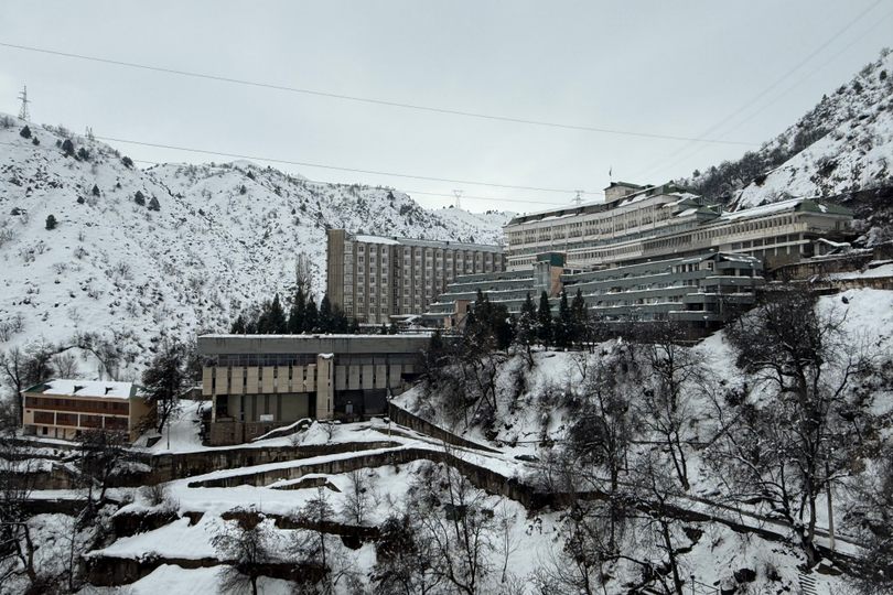 The resort that could be mistaken for a Bond villain hideout.