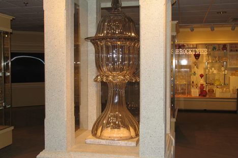 The Sweeney bowl is five feet tall and 225 pounds.