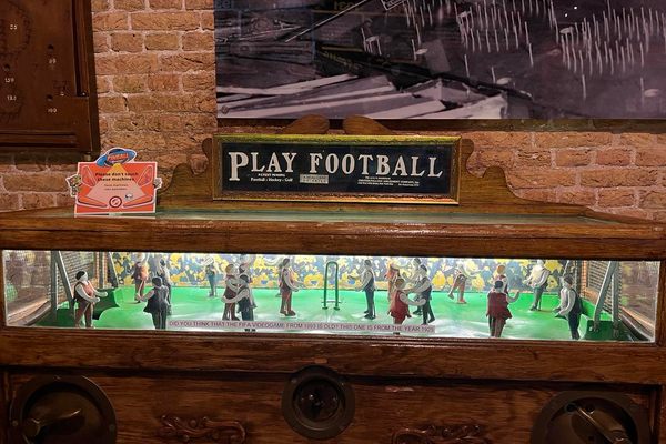 Think of this as the 1925 predecessor to present-day Fifa video games.
