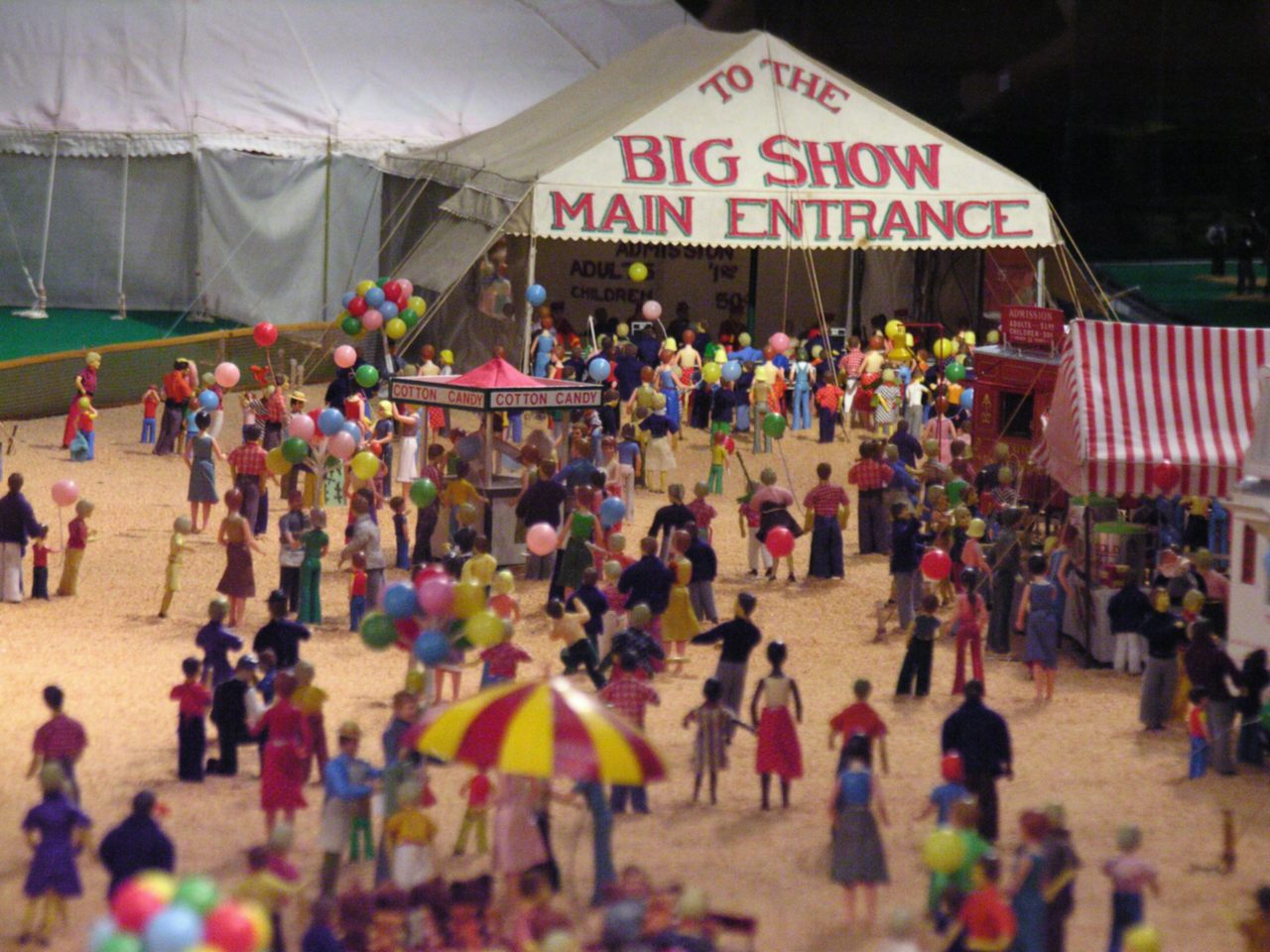 The Big Show Main Entrance Ringling miniature.