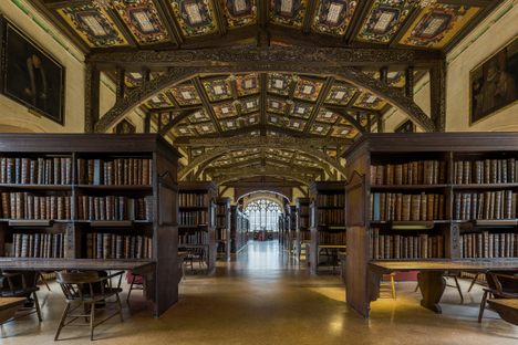 Duke Humfrey's Library reading room, the oldest at Oxford.