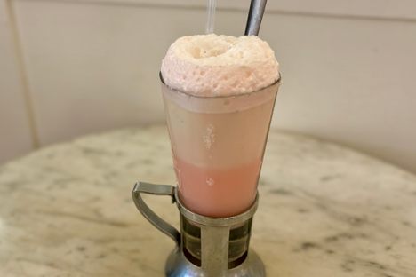 An Aglamesis nectar soda.