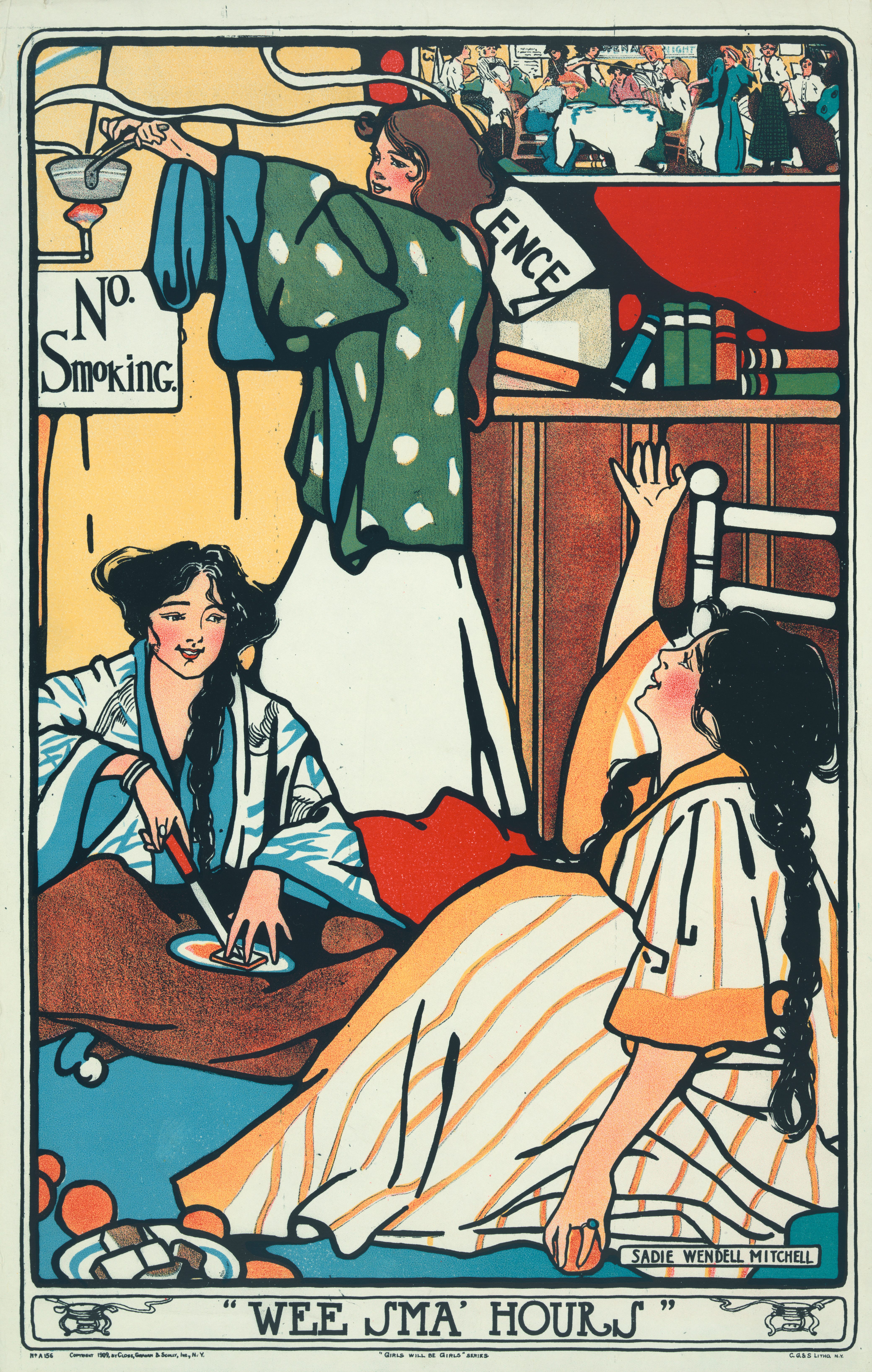 Midnight feasts and fudge-making were mild forms of college rebellion.