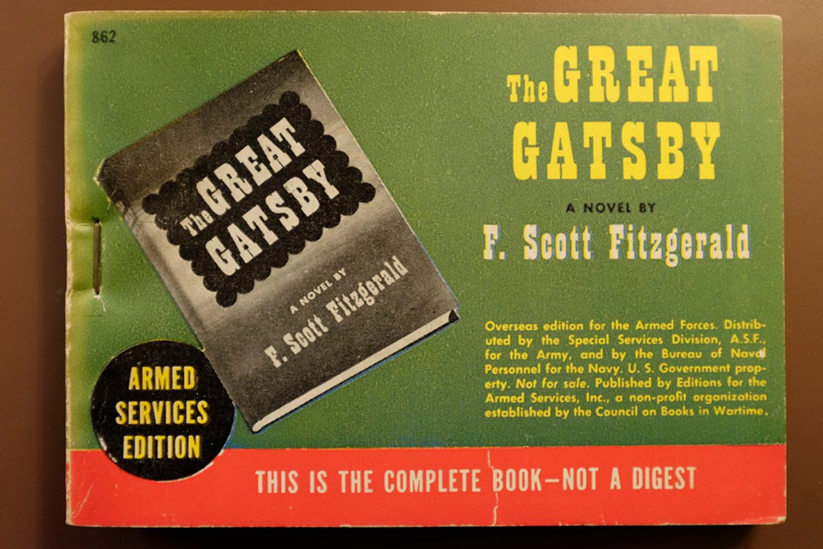 The Armed Services Edition of <em>The Great Gatsby</em>, a book given new life by this rerelease.