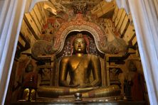 Statue of the Buddha in the main temple
