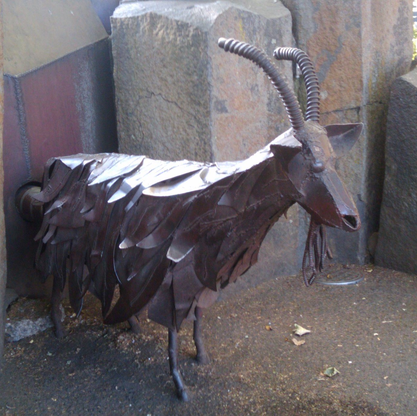 Spokane's garbage goat.