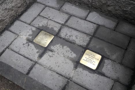 Stolpersteine commemorating the Daniel family