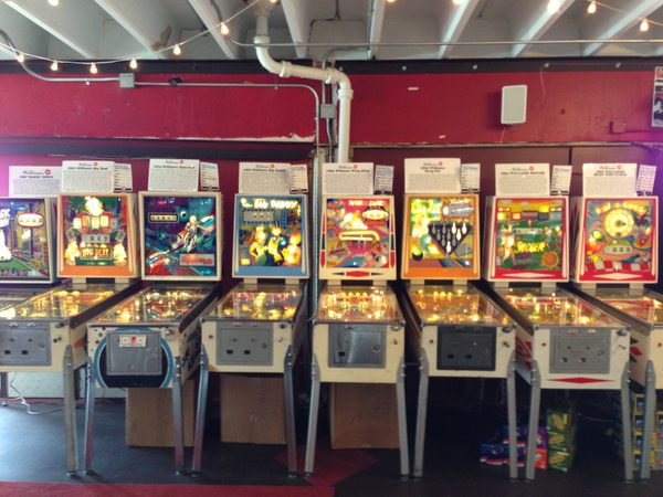 Pinball Machines at Casino Arcade Asbury Park NJ New Jersey 1978 View 8x12 photo 