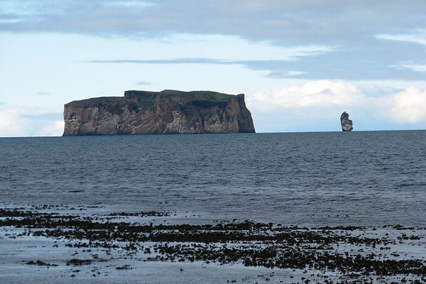 Drangey Island and old woman Kerlingin.