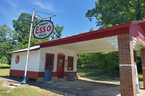 The old Esso station. 