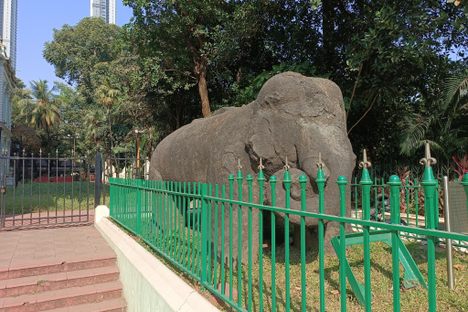 The Elephant Statue of Elephanta Caves